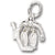 Goalie charm in Sterling Silver hide-image