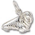 Walrus charm in 14K White Gold hide-image