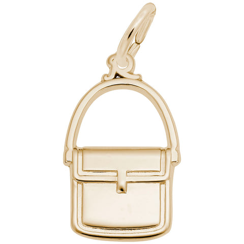 Purse Charm in Yellow Gold Plated