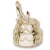 Happy Birthday Cake Charm in 10k Yellow Gold hide-image