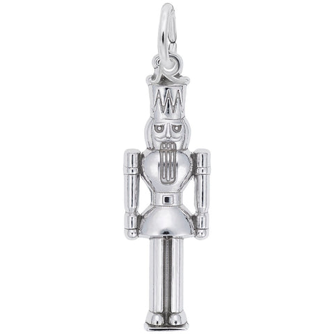 Nutcracker Charm In Sterling Silver