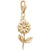 Daisy Charm In Yellow Gold