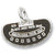 Black Jack Table charm in 14K White Gold hide-image