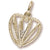 April Birthstone charm in Yellow Gold Plated hide-image