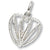 April Birthstone charm in 14K White Gold hide-image