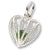 May Birthstone charm in Sterling Silver hide-image