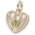 August Birthstone charm in Yellow Gold Plated hide-image