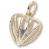 December Birthstone charm in 14K Yellow Gold