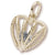 December Birthstone charm in 14K Yellow Gold