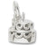 Cake charm in 14K White Gold hide-image