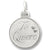 Te Quiero charm in 14K White Gold hide-image