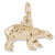 Polar Bear Charm in 10k Yellow Gold hide-image