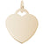 Medium Heart - Classic Charm In Yellow Gold