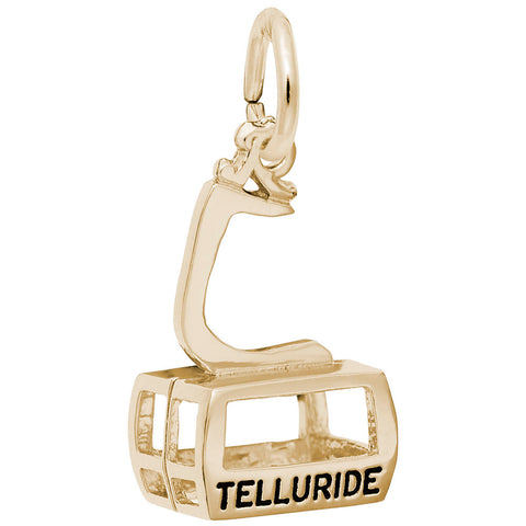 Telluride Gondola Charm In Yellow Gold