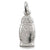 Matryoshka Doll Flat Back charm in 14K White Gold hide-image