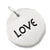 Tag- Love charm in 14K White Gold hide-image