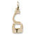 Telluride Gondola W/Black Logo charm in Yellow Gold Plated hide-image