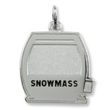 Snowmass Cable Car charm in Sterling Silver hide-image