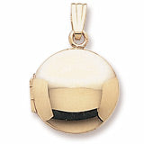 Locket charm in Yellow Gold Plated hide-image