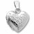 Locket charm in 14K White Gold hide-image