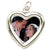 Heart charm in 14K White Gold hide-image