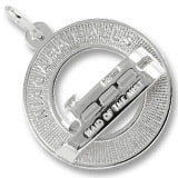 Nf Maid Of The Mist charm in 14K White Gold