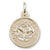 Niagara Falls Maple Leaf charm in Yellow Gold Plated hide-image