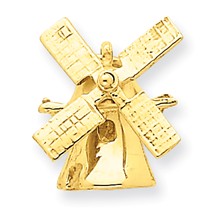 14k Gold Wind Mill Charm hide-image