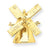 14k Gold Wind Mill Charm hide-image