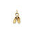 Baby Shoes Charm in 14k Gold