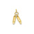 Ballet Slippers Charm in 14k Gold