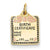 14k Gold Enameled Pink Engravable Birth Certificate Charm hide-image