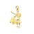 Matador Charm in 14k Gold