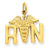 14k Gold Registered Nurse Charm hide-image