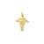 Caduceus Charm in 14k Gold