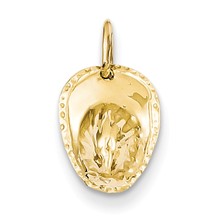 14k Gold Fireman's Hat Charm hide-image