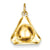 14k Gold Colonial Hat Charm hide-image