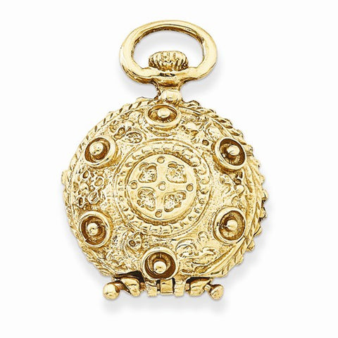 14k Gold Fancy Domed Locket