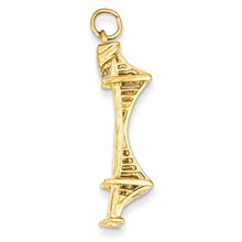 14k Gold Golden Gate Bridge Charm hide-image