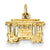 14k Gold Cable Car Charm hide-image