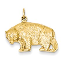 14k Gold Bear Charm hide-image