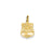 Police Badge Charm in 14k Gold