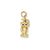 Graduation Owl Charm in 14k Yellow Gold