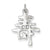 14k White Gold Long Life Charm hide-image