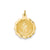 Wrestling Disc Charm in 14k Gold