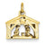 14k Gold Polished Nativity Charm hide-image