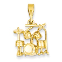 14k Gold Drum Set Charm hide-image