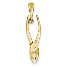 14k Gold 3-D Pliers Charm hide-image