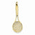 14k Gold Tennis Racquet pendant, Adorable Pendants for Necklace