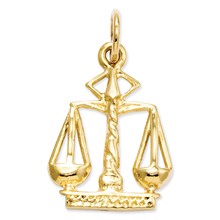 14k Gold Scales Of Justice Charm hide-image